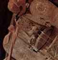 Гирондист (шарманщик). Фрагмент. Гиронда. 1624-1650 - Холст, маслоБароккоФранцияНант. Музей изящных искусств